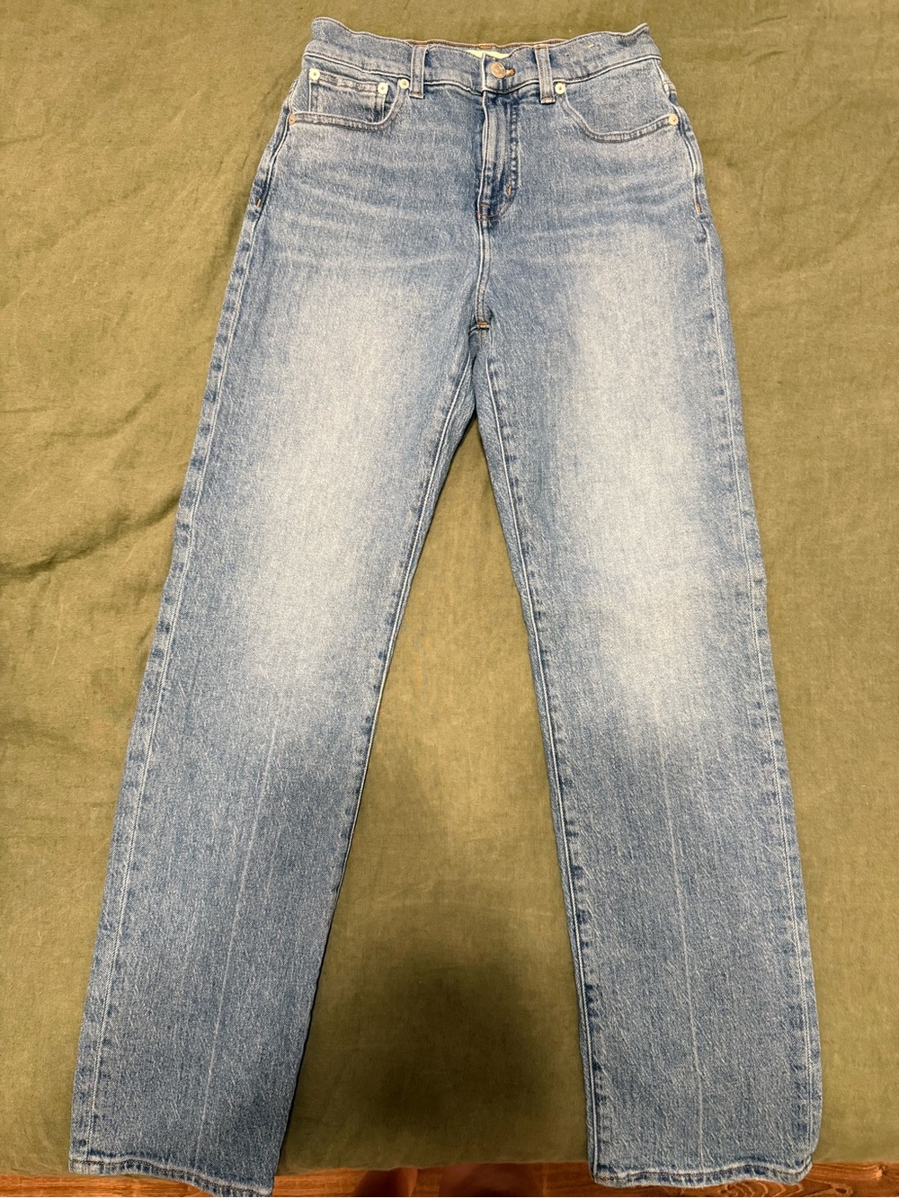 Madewell Women's Light Blue 90’s Straight-Leg Jeans (26)